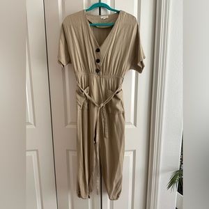 Light Brown Jumpsuit